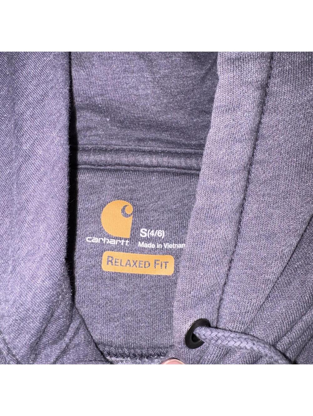 Carhartt Relaxed Fit Youth Girls Small(4-6) Hoodie Sweatshirt Size Small Durable - Picture 5 of 9